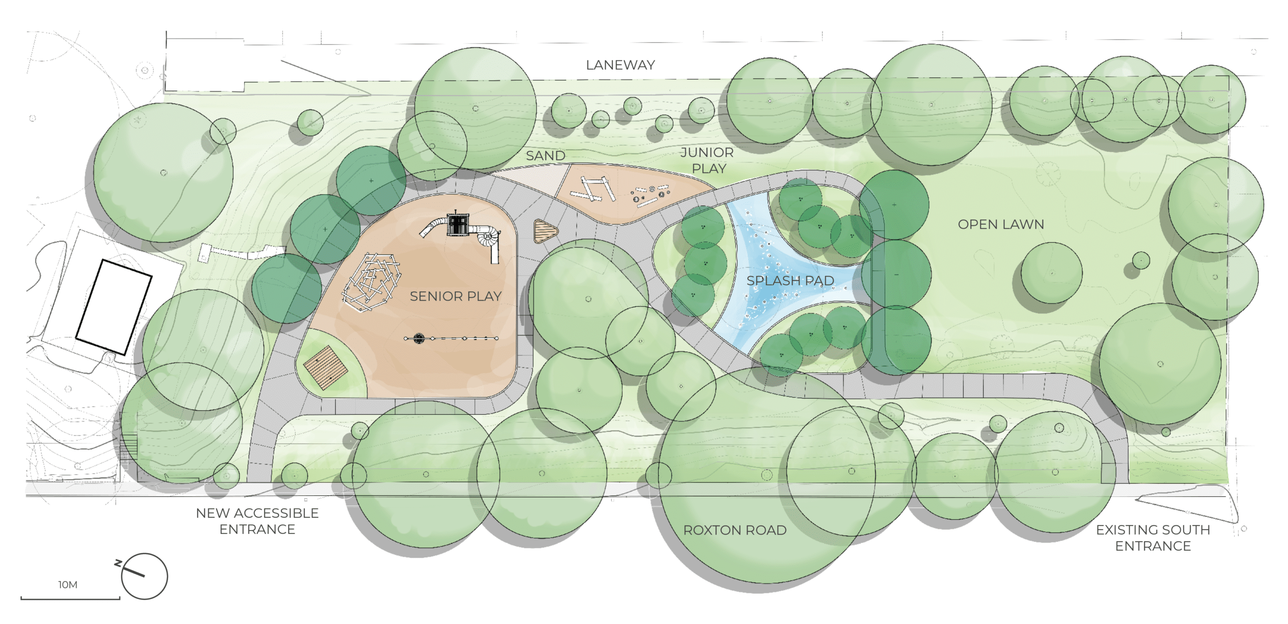 Concept of Fred Hamilton Park