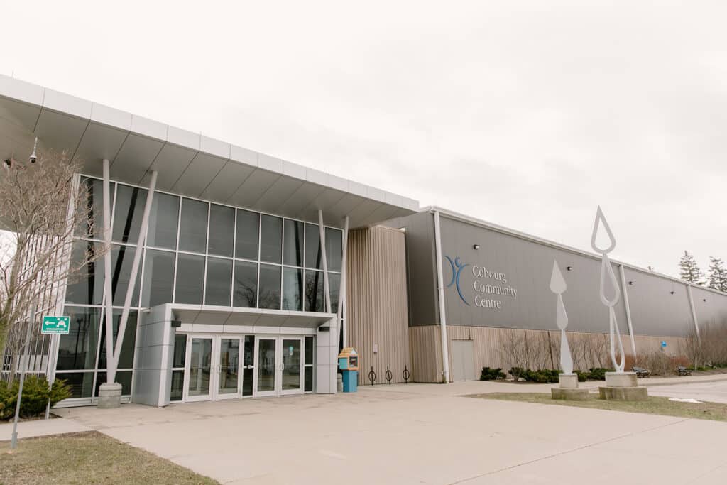 Cobourg Community Centre entrance