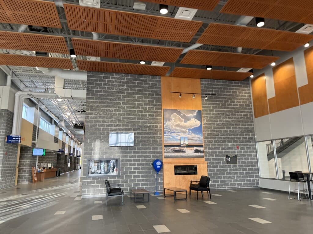 Lobby of the Cobourg Community Centre