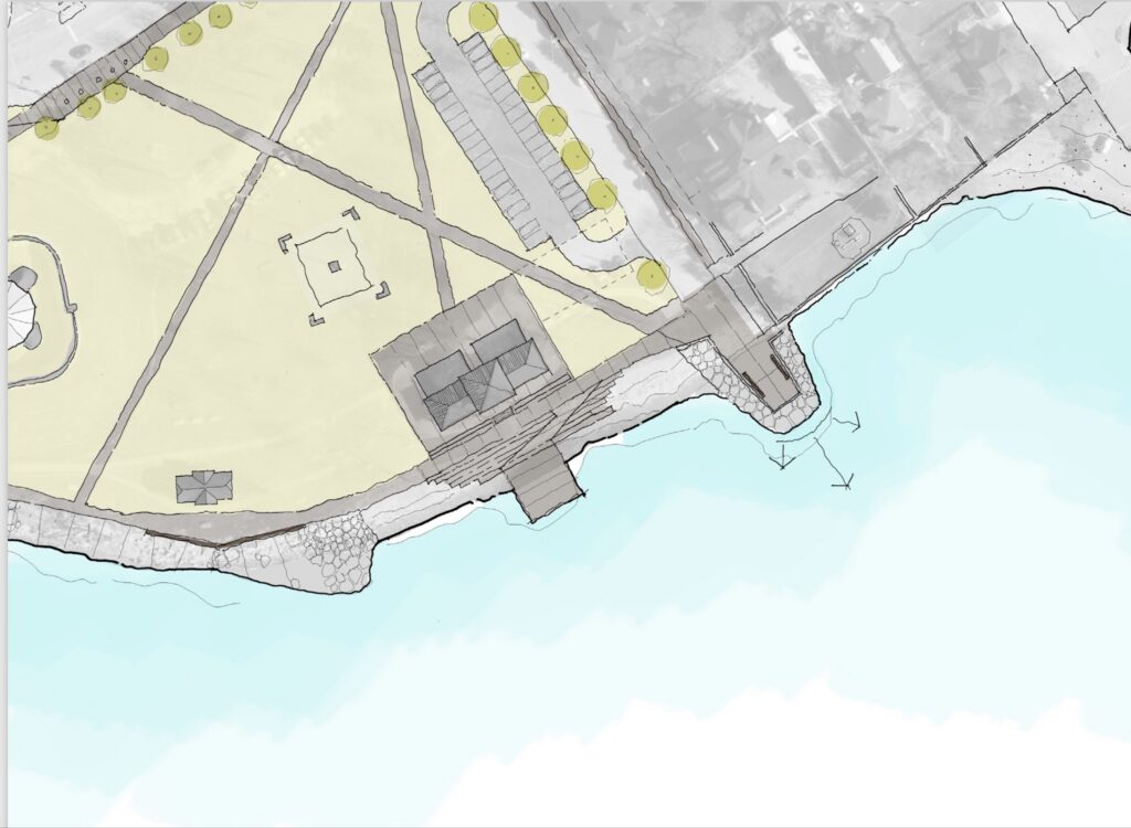 Richardson Beach concept plan, Kingston